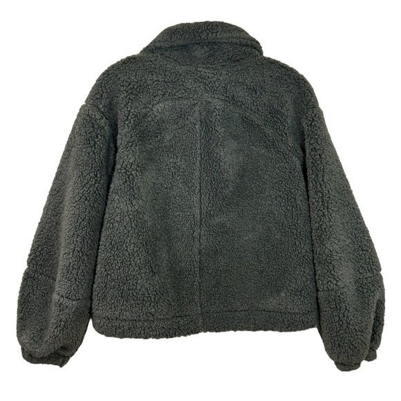 Lululemon - Women’s ‘Cinchable’ Fleece Zip-Up Jacket, Dark Olive - Green, Size 2 - Picture 4 of 16